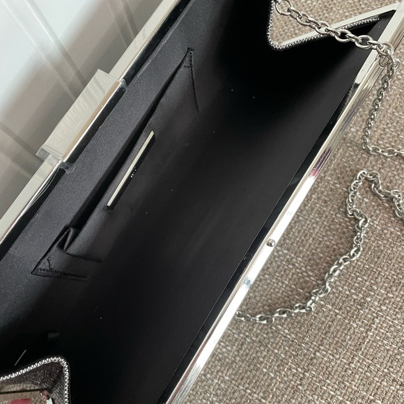 INC Silver Sparkle Clutch - NWOT - Picture 3 of 3